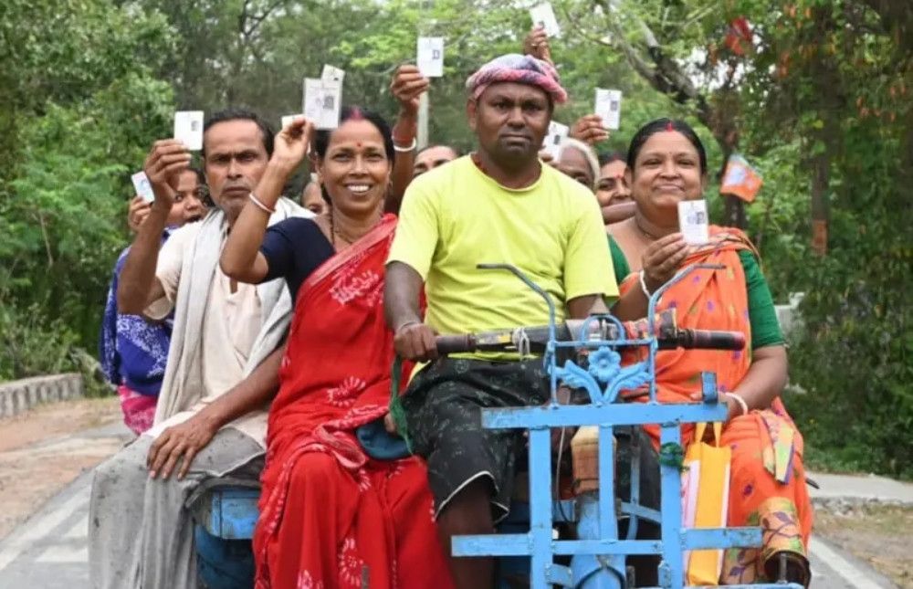 ৯১ শতাংশ ছাড়াল পশ্চিমবঙ্গের দ্বিতীয় দফার ভোটগ্রহণ